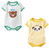 Animal Short Sleeves Baby Rompers